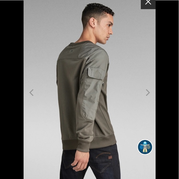 Men’s G-Star Raw Pullover Sweatshirt - Picture 5 of 6